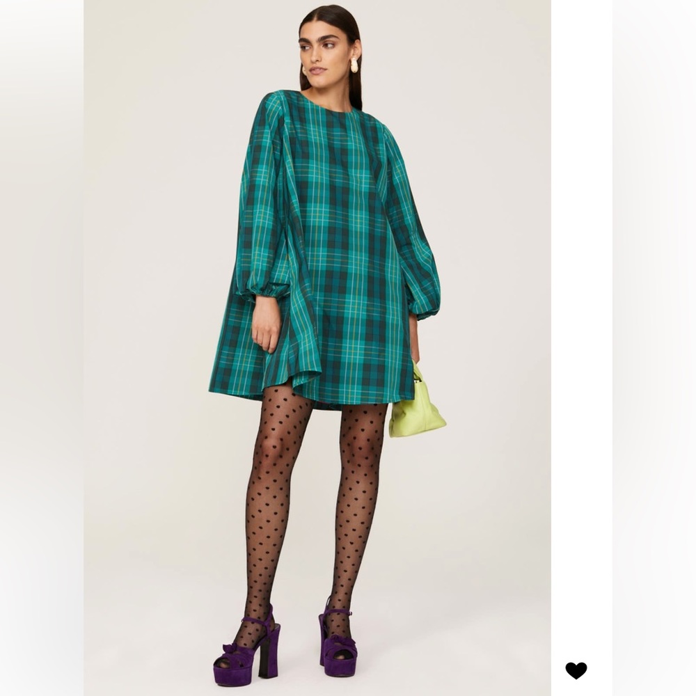 Kate Spade Greenhouse Plaid Ella Dress
